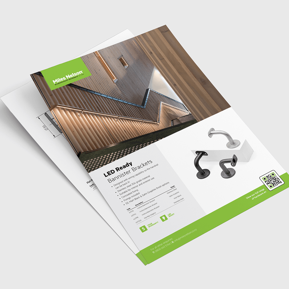 LED Ready Bannister Brackets cover
