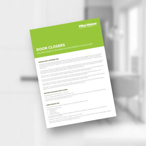 BPIR &ndash; Door Closers cover