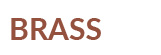 Material: Brass