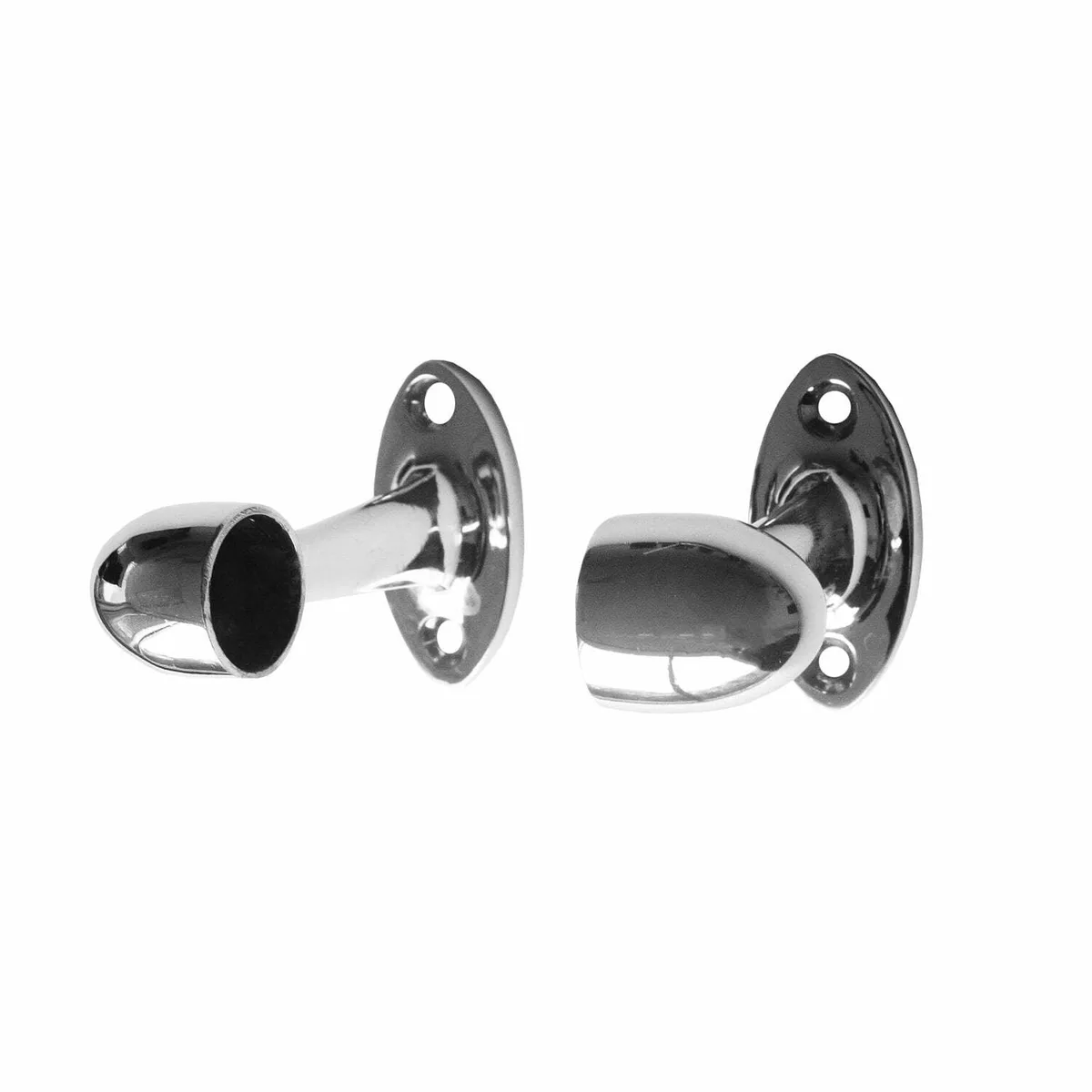 Towel Rail End Bracket Chrome for 16mm Tube