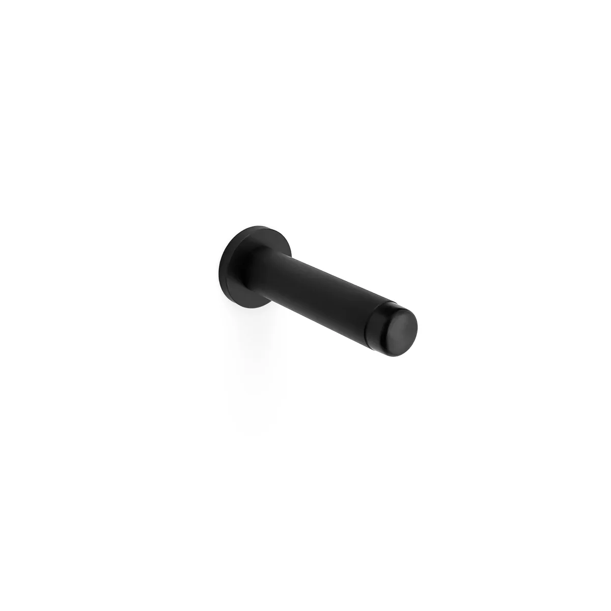 Matt Black Wall Mount Door Stop 85mm (404)
