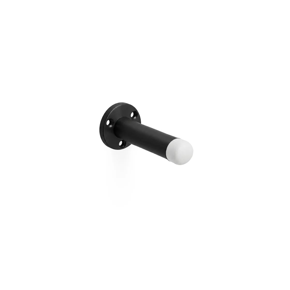 Matt Black Wall Mount Door Stop 85mm (203)