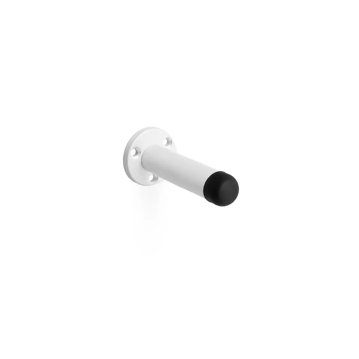White Wall Mount Door Stop 85mm (203)