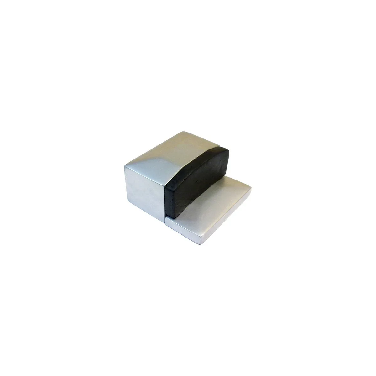 Satin Chrome Door Stop Floor Mount (206)