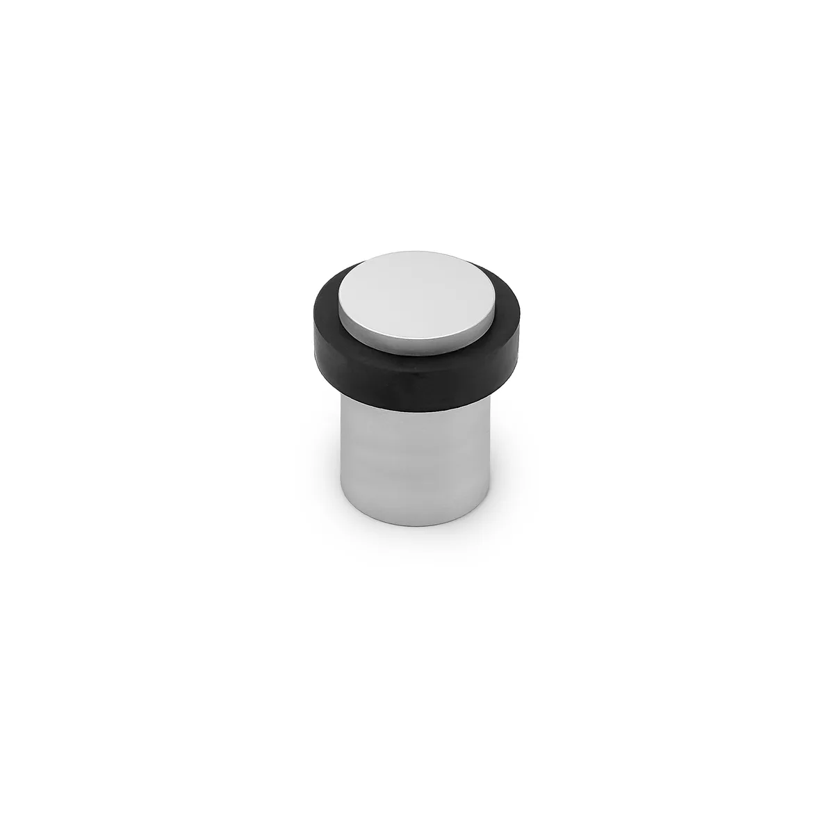 Satin Chrome Floor Mount Door Stop 60mm (207)