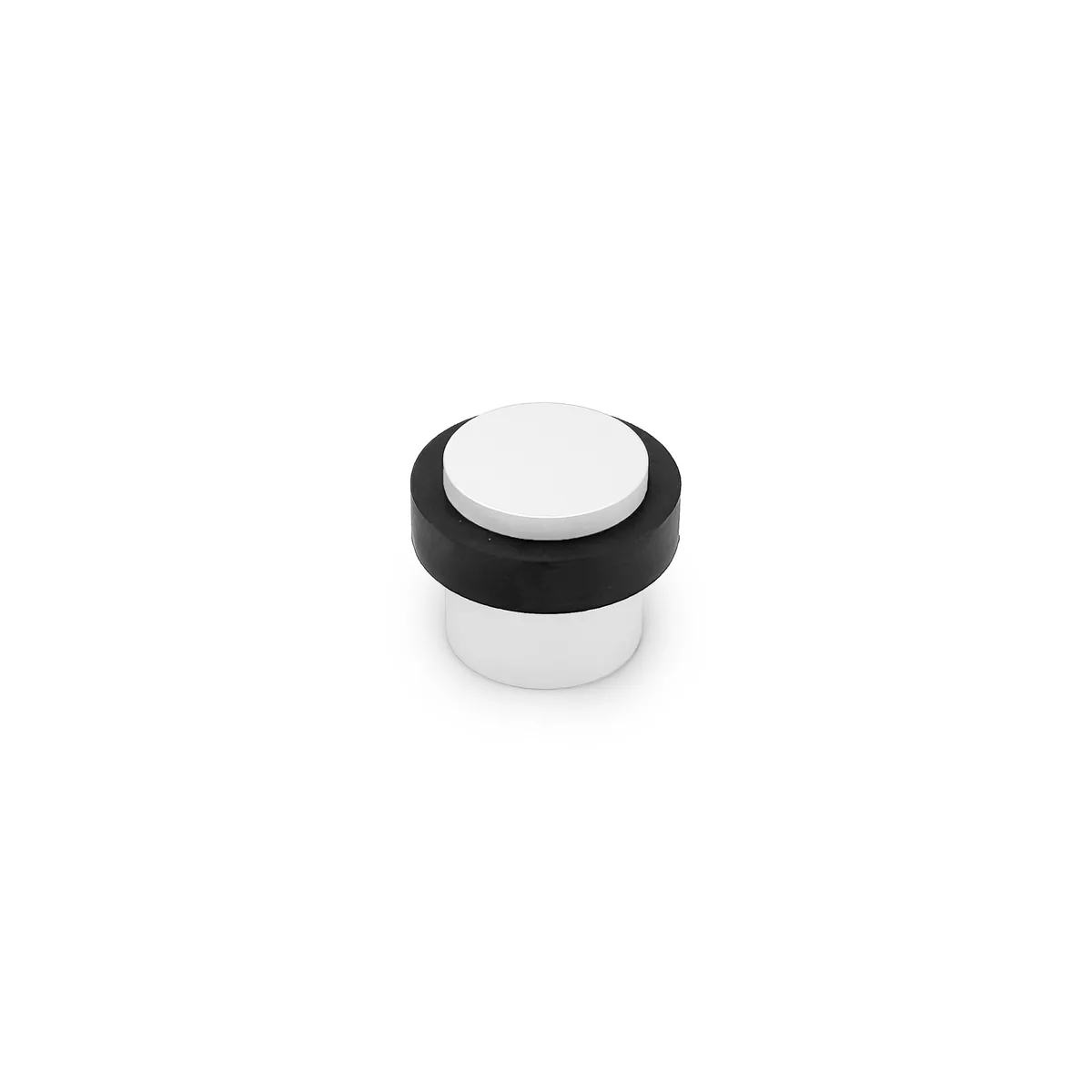 White Floor Mount Door Stop 40mm (207)