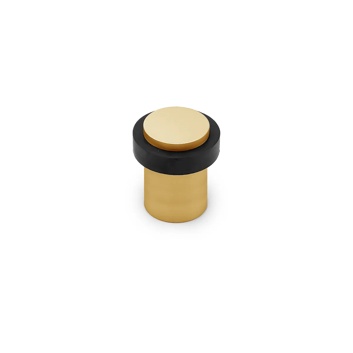 Satin Brass Floor Mount Door Stop 60mm (207)