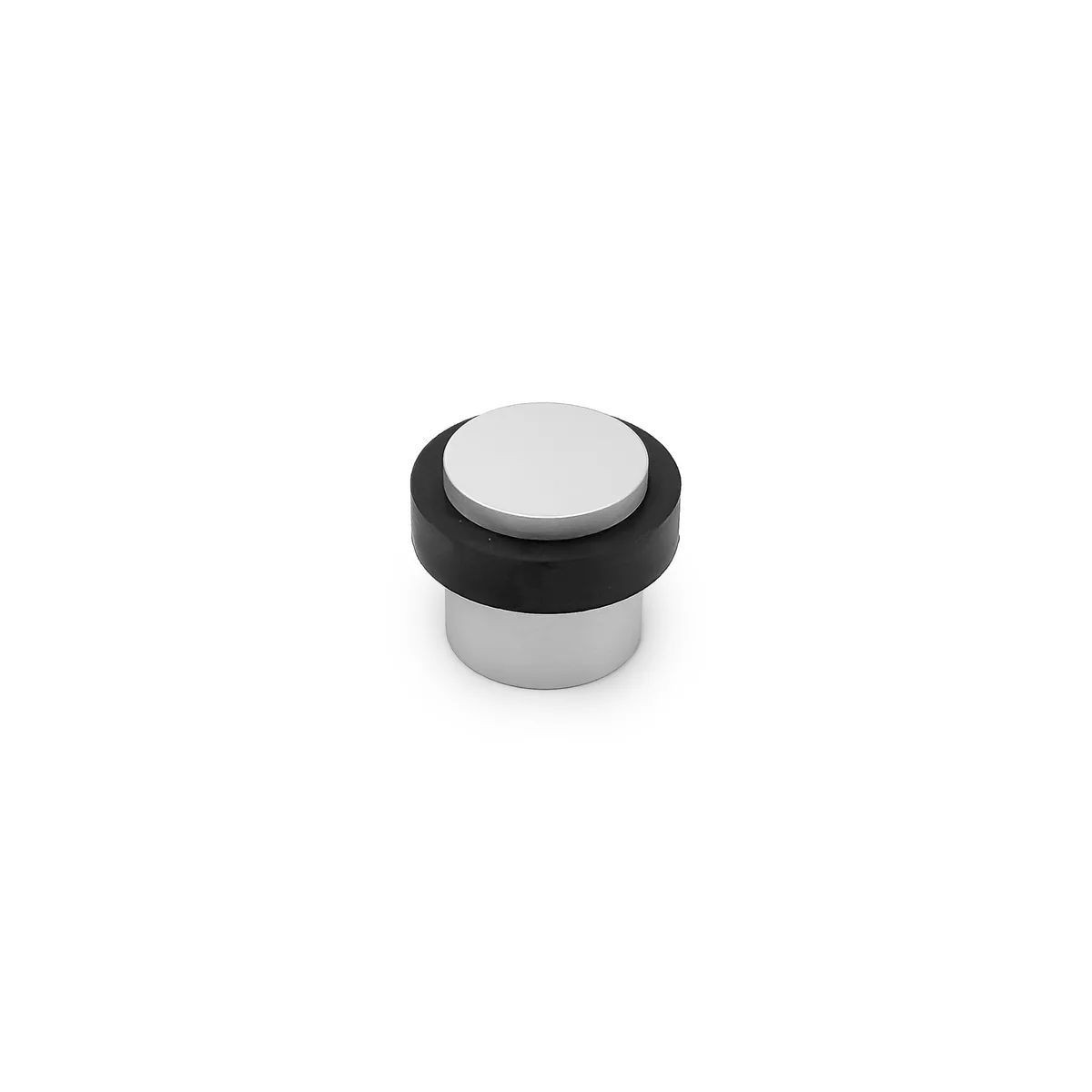 Satin Chrome Floor Mount Door Stop 40mm (207) - Bulk Pack