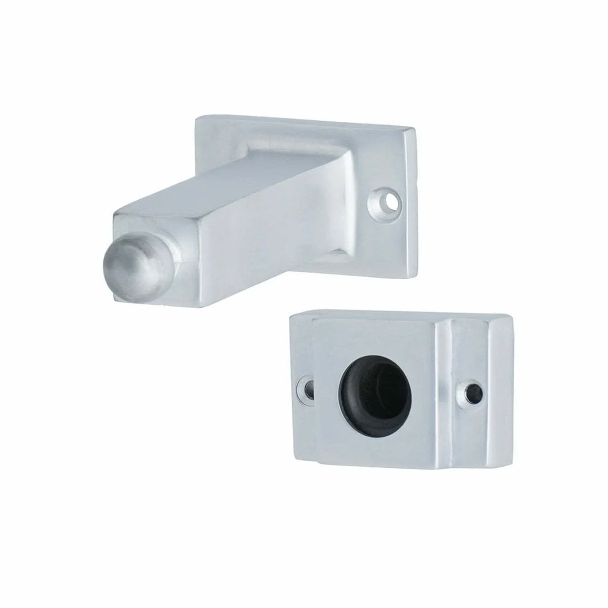 212 Door Stop & Holder Wall Mount Satin Chrome