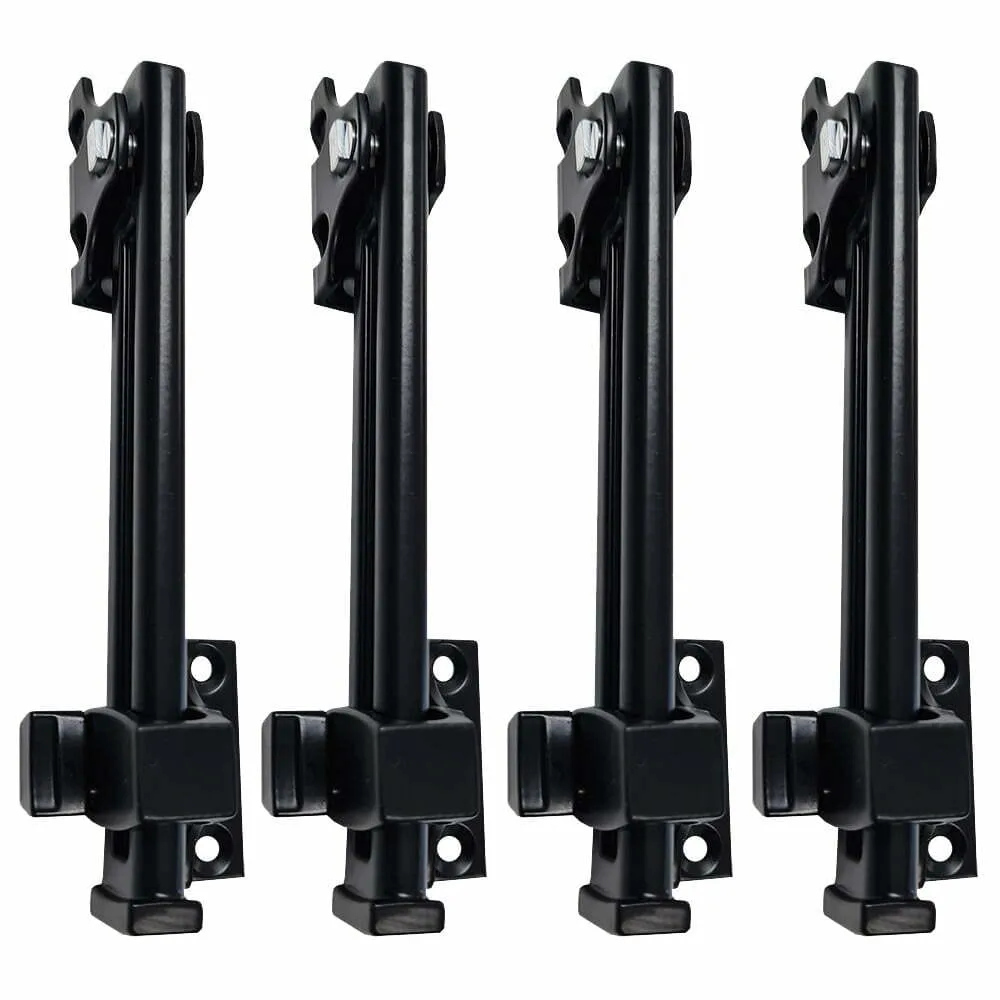 250 Window Restrictor Stay for Aluminium Window Matt Black - 4 Pack