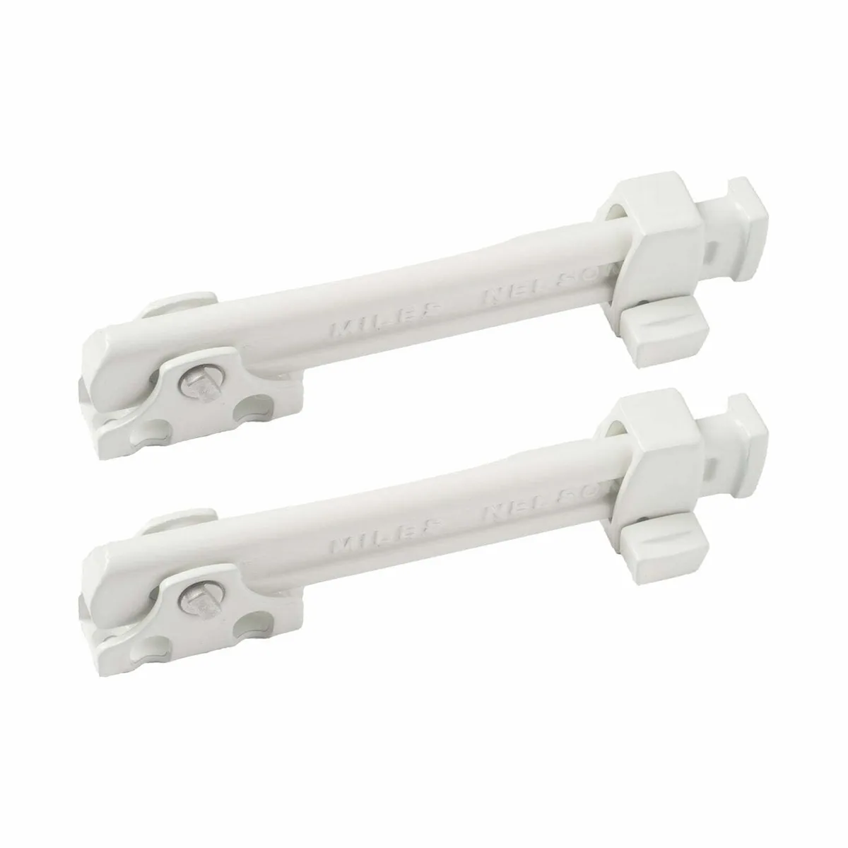 250 Window Restrictor Stay for Aluminium Window White - 2 Pack