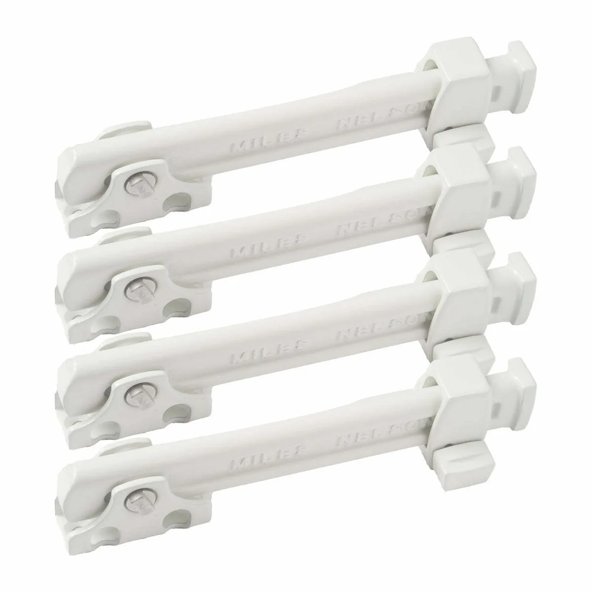 250 Window Restrictor Stay for Aluminium Window White - 4 Pack