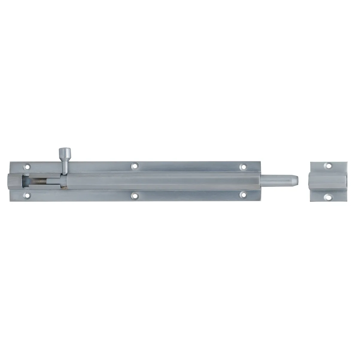 Socket Bolt 10 x 150mm Satin Chrome