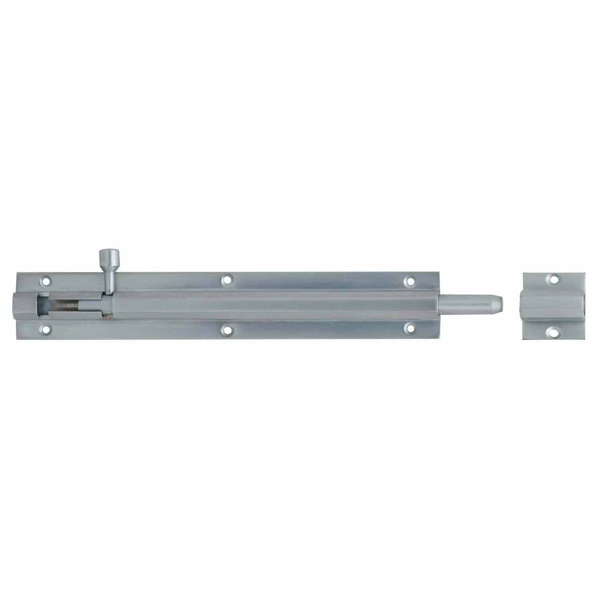 Socket Bolt 10 x 200mm Satin Chrome