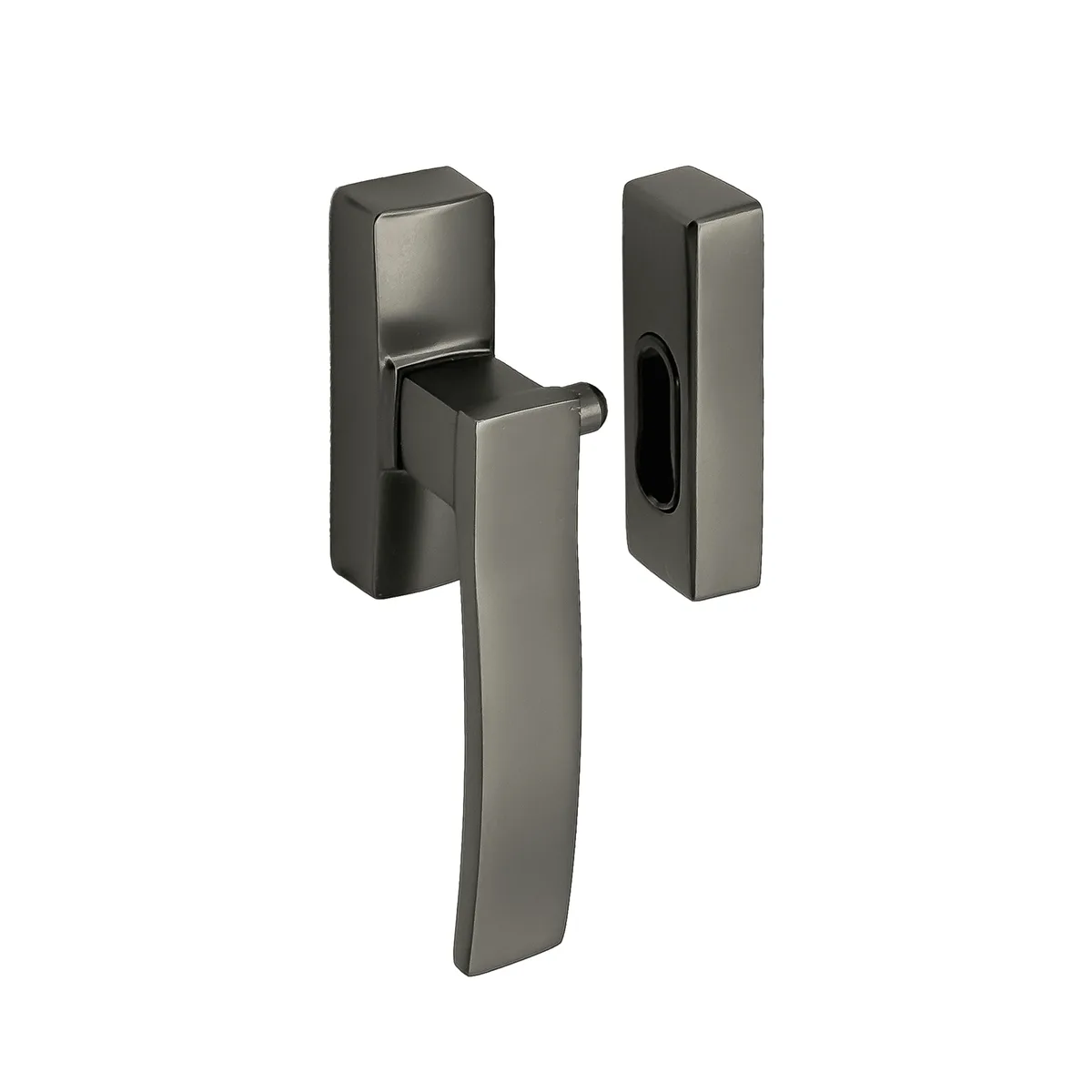 Quad Window Fitting - Left Hand Satin Graphite