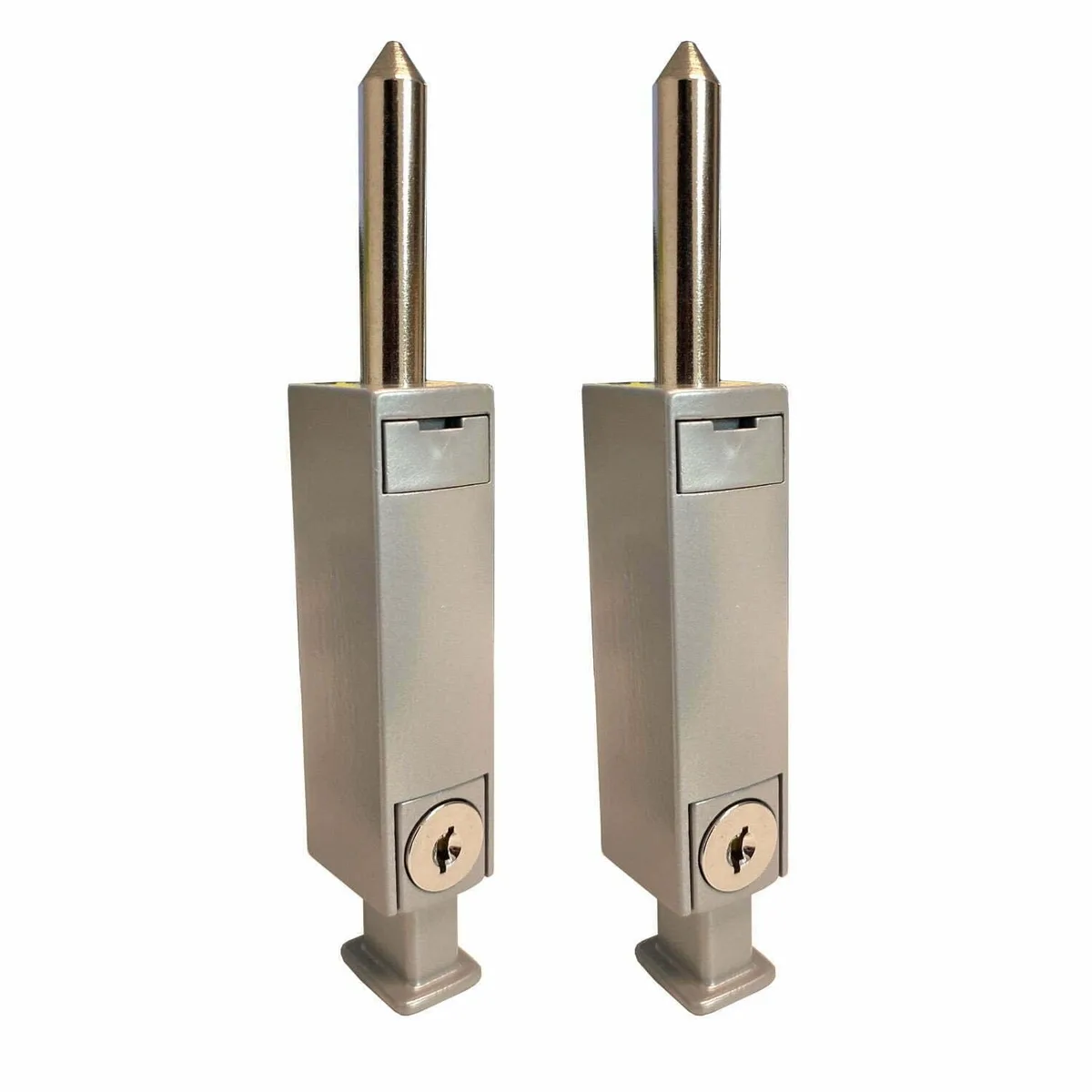 Satin Chrome 281 Security Patiobolt (45mm) - 2 pack