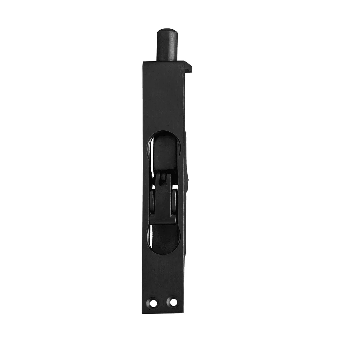 Matt Black Flush Lever Bolt (150mm)