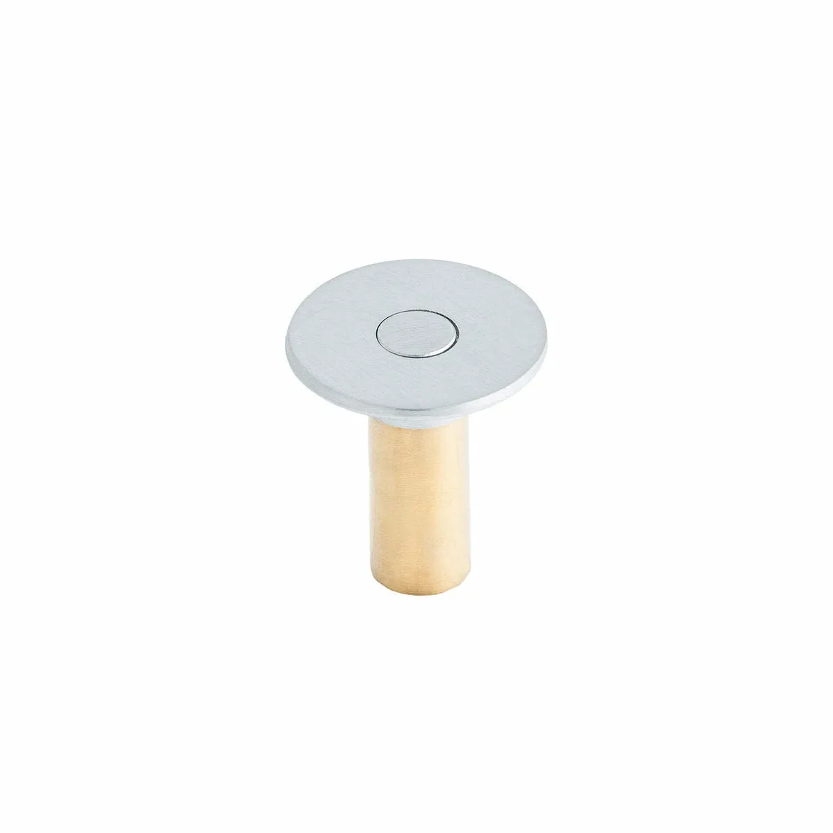 Dust Socket Satin Chrome finish for concrete