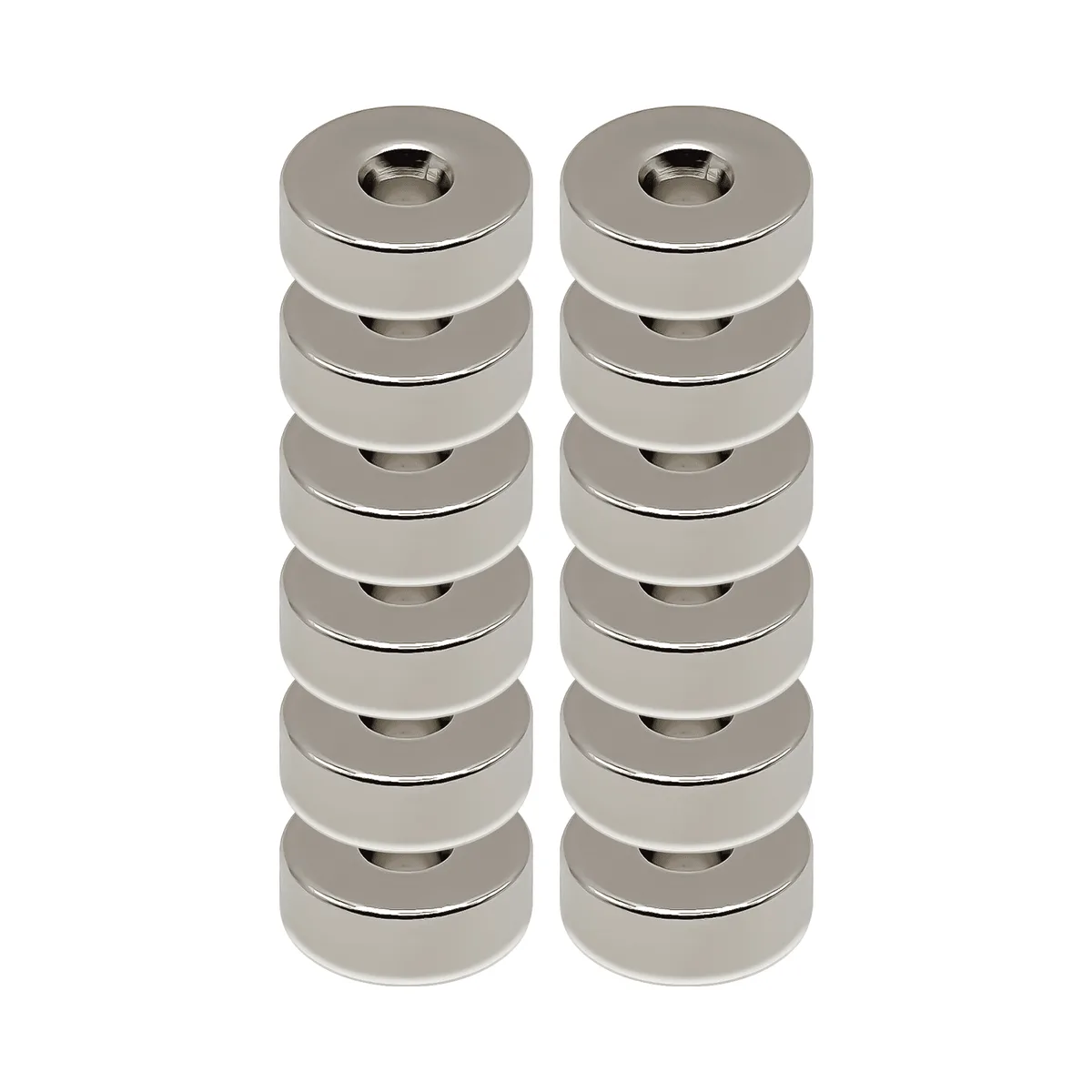 Door Magnet 22 x 8mm - Chrome - 6 pairs