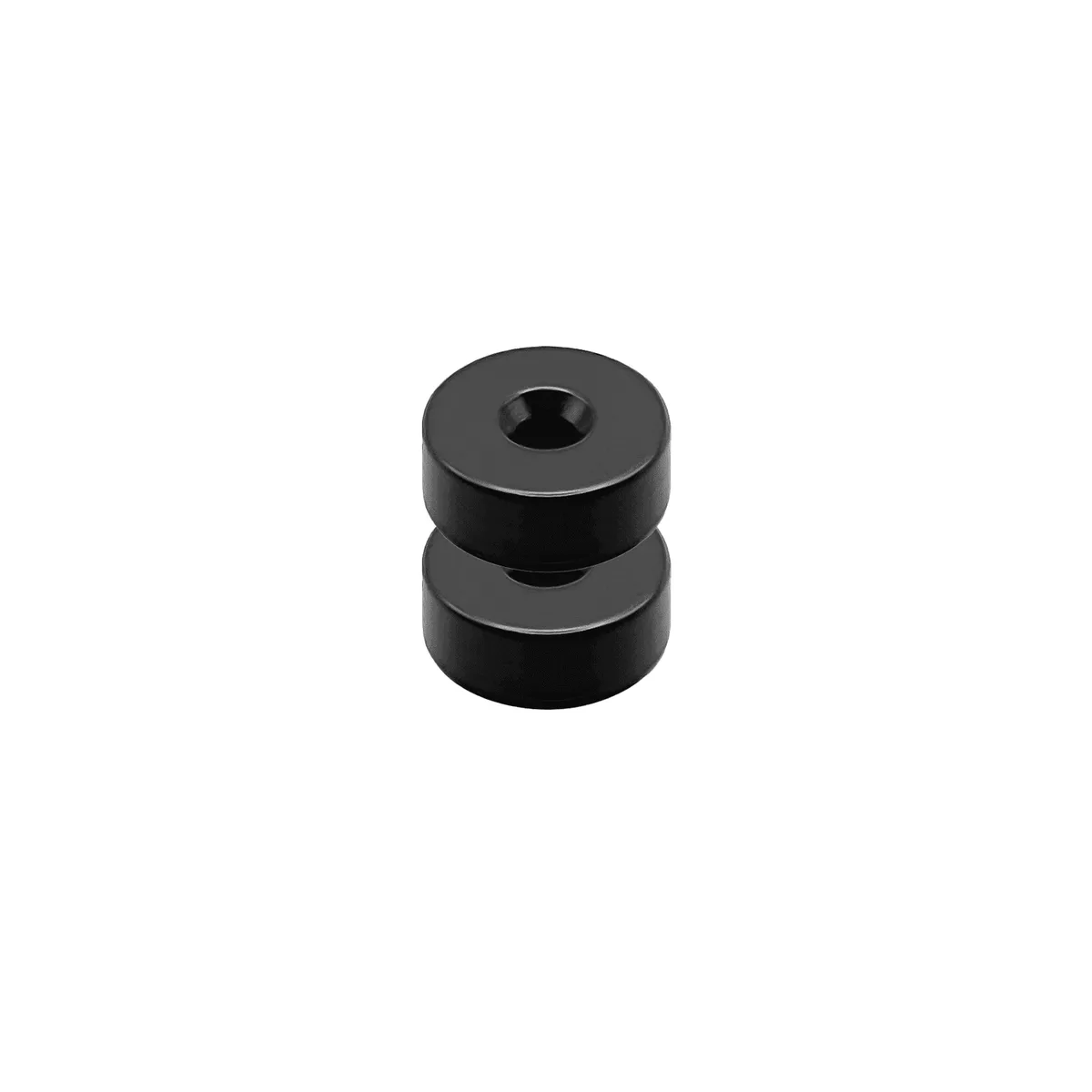 Door Magnets 22 x 8mm - Matt Black - 1 pair