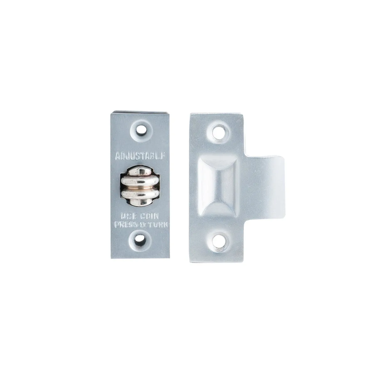 Adjustable Roller Catch Satin Chrome