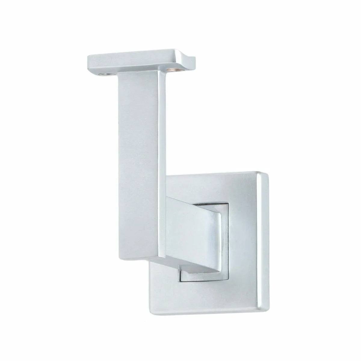 Satin Chrome Bannister Bracket Square (410)