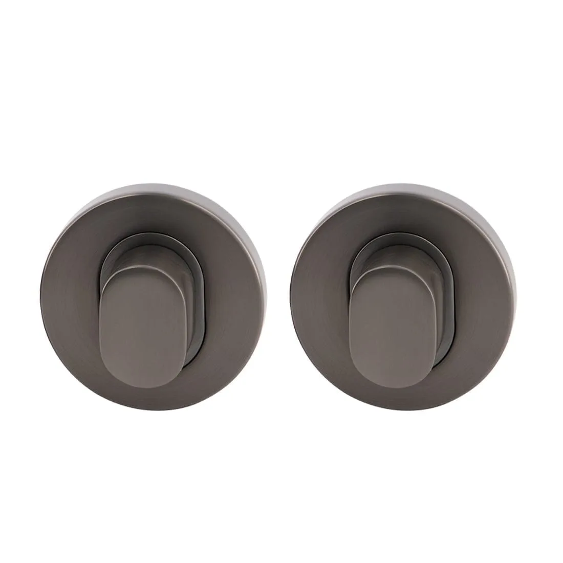 Double Turn Round Rose Satin Graphite