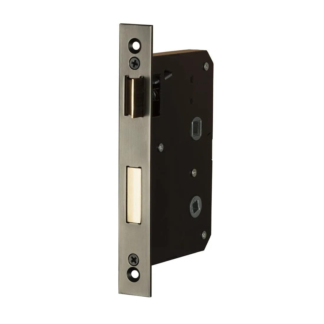 Satin Graphite Euro Mortice Privacy Lock (60mm Backset)