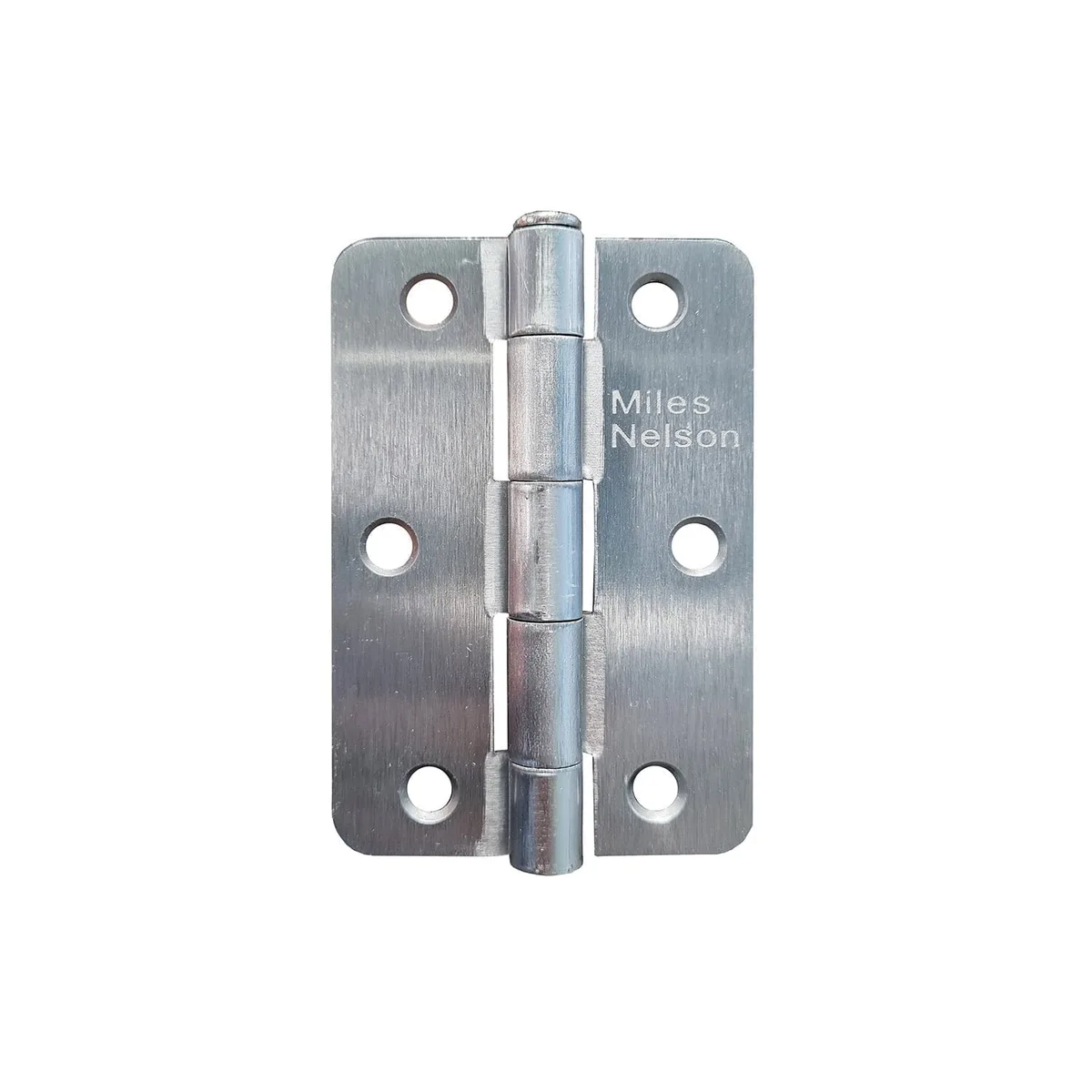 Satin Chrome Hinge Radius Edge (90 x 60mm)