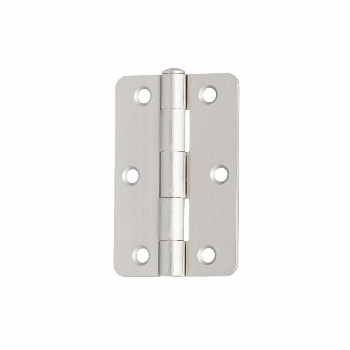 Satin Nickel Hinge Radius Edge (90 x 60mm)