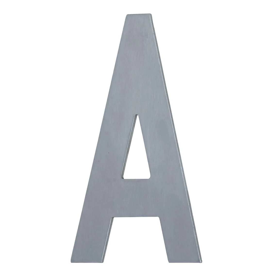 House Letter 'A' - Stick on 100mm Stainless Steel
