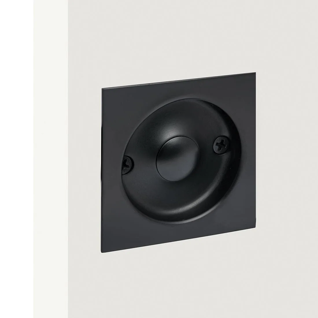 Square Cavity Slider Dummy Set Matt Black