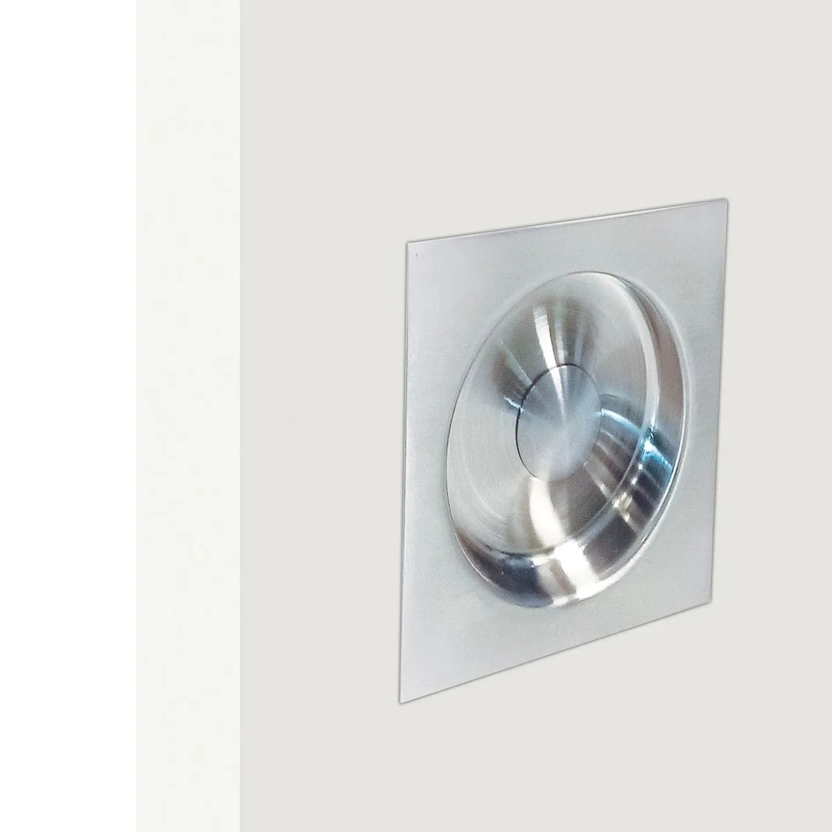 Square Cavity Slider Dummy Set Satin Chrome