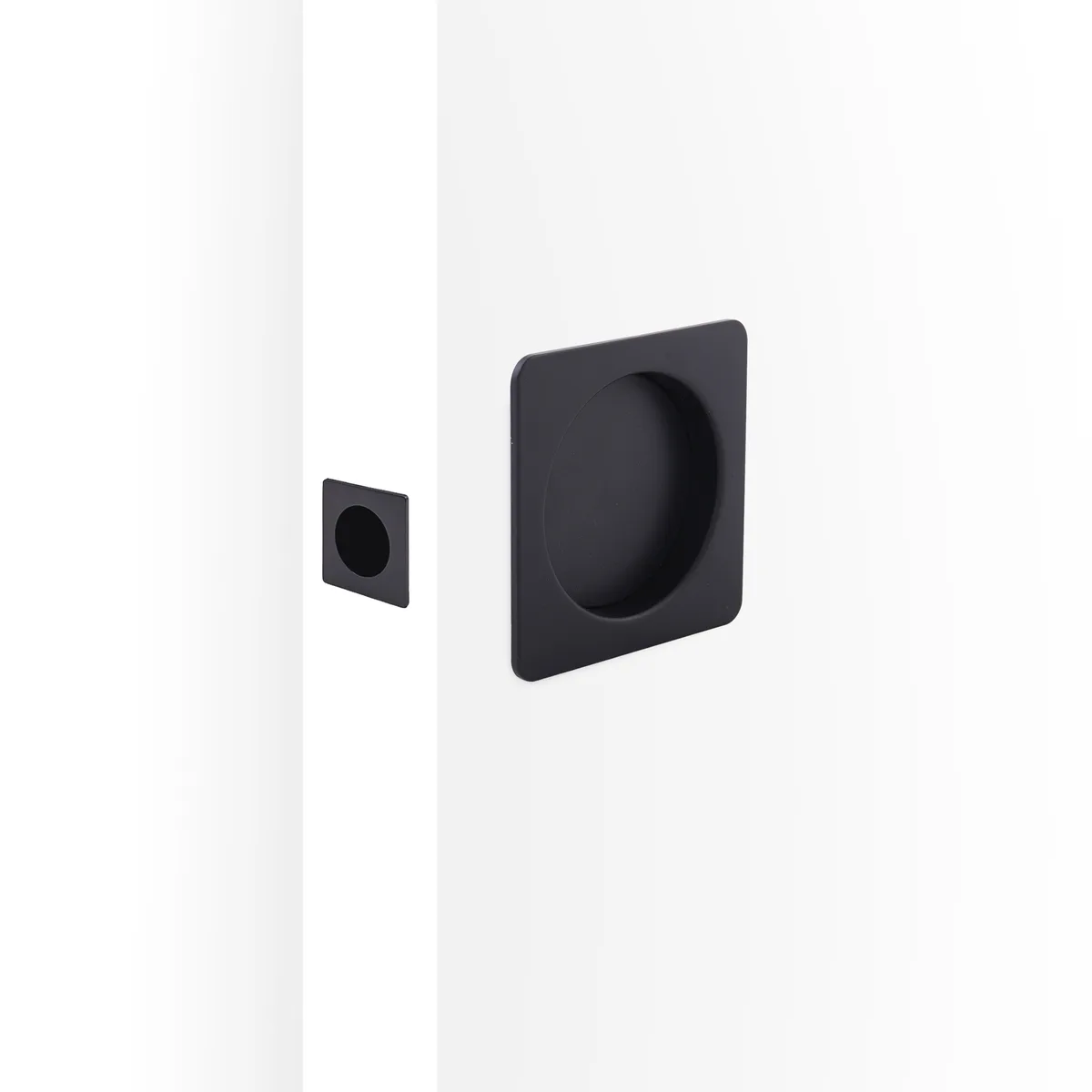 Cavity Slider Passage Kit - Square - Matt Black