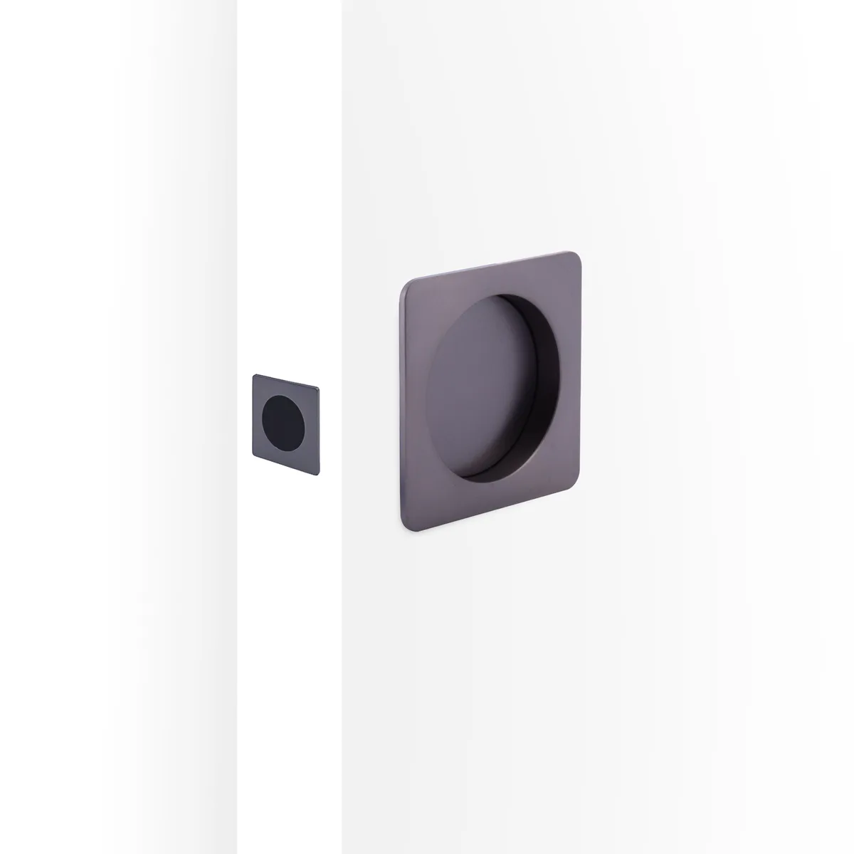 Cavity Slider Passage Kit - Square - Satin Graphite