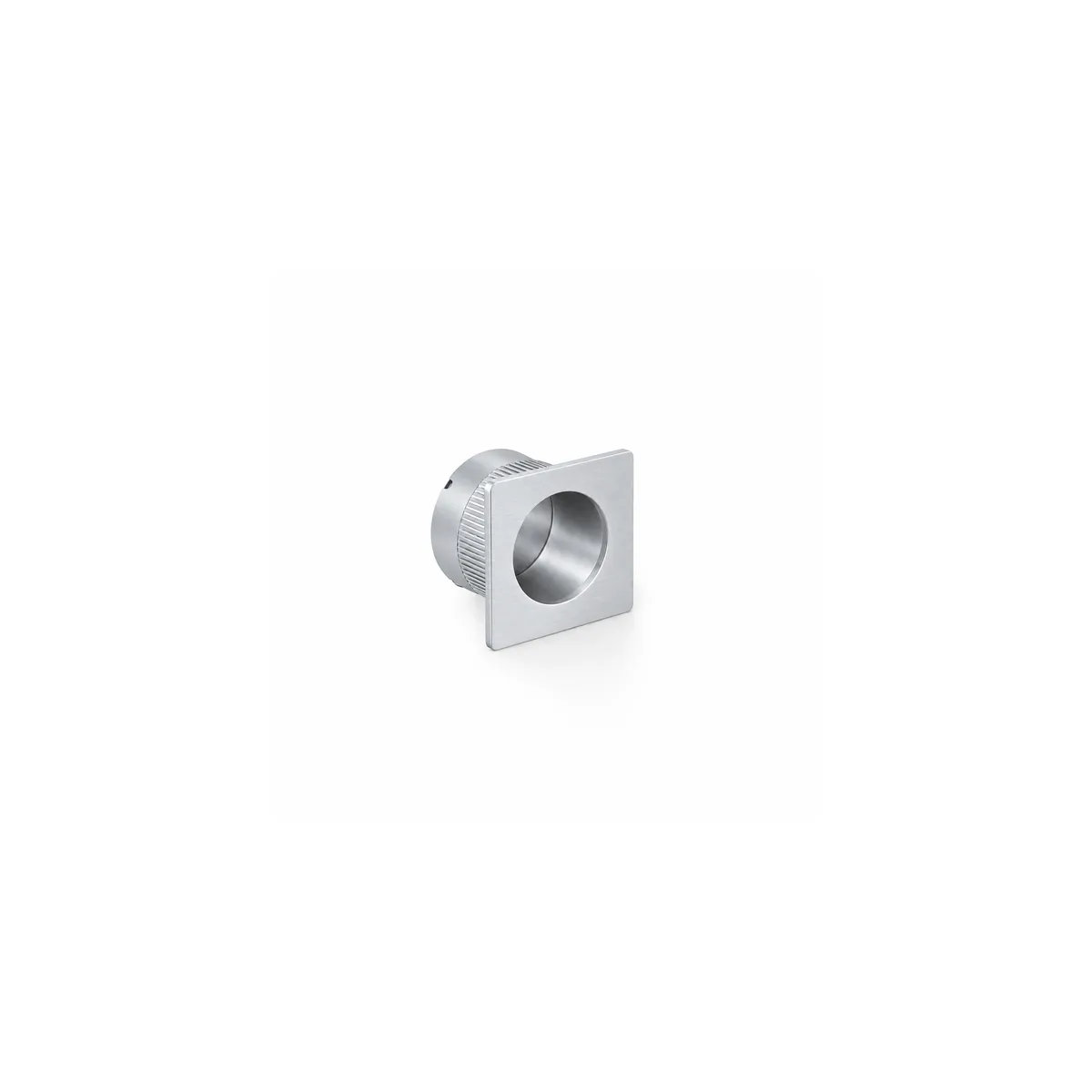 Square Finger Pull - Satin Chrome