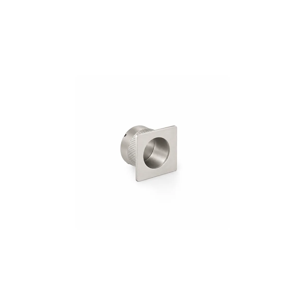 Square Finger Pull - Satin Nickel