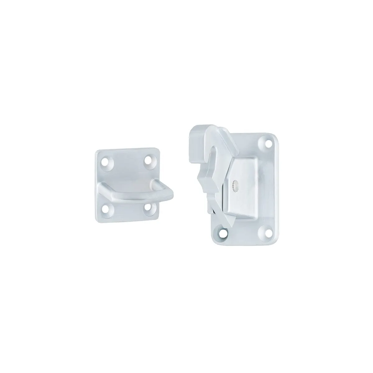 609 Mantis Latching Door Stop Wall Mount Satin Chrome