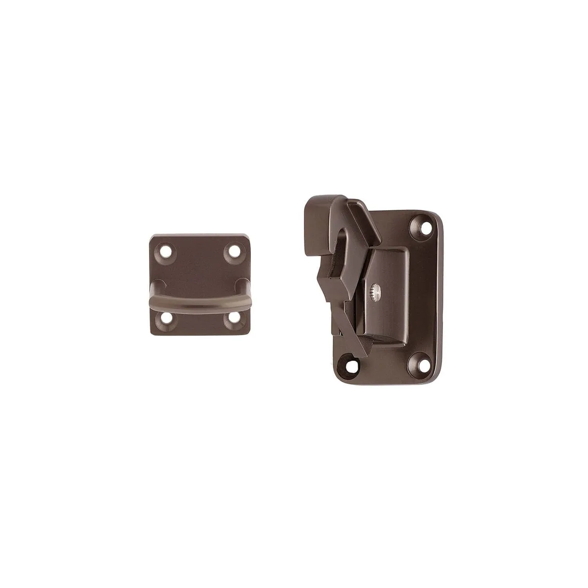 609 Mantis Latching Door Stop Wall Mount Satin Graphite