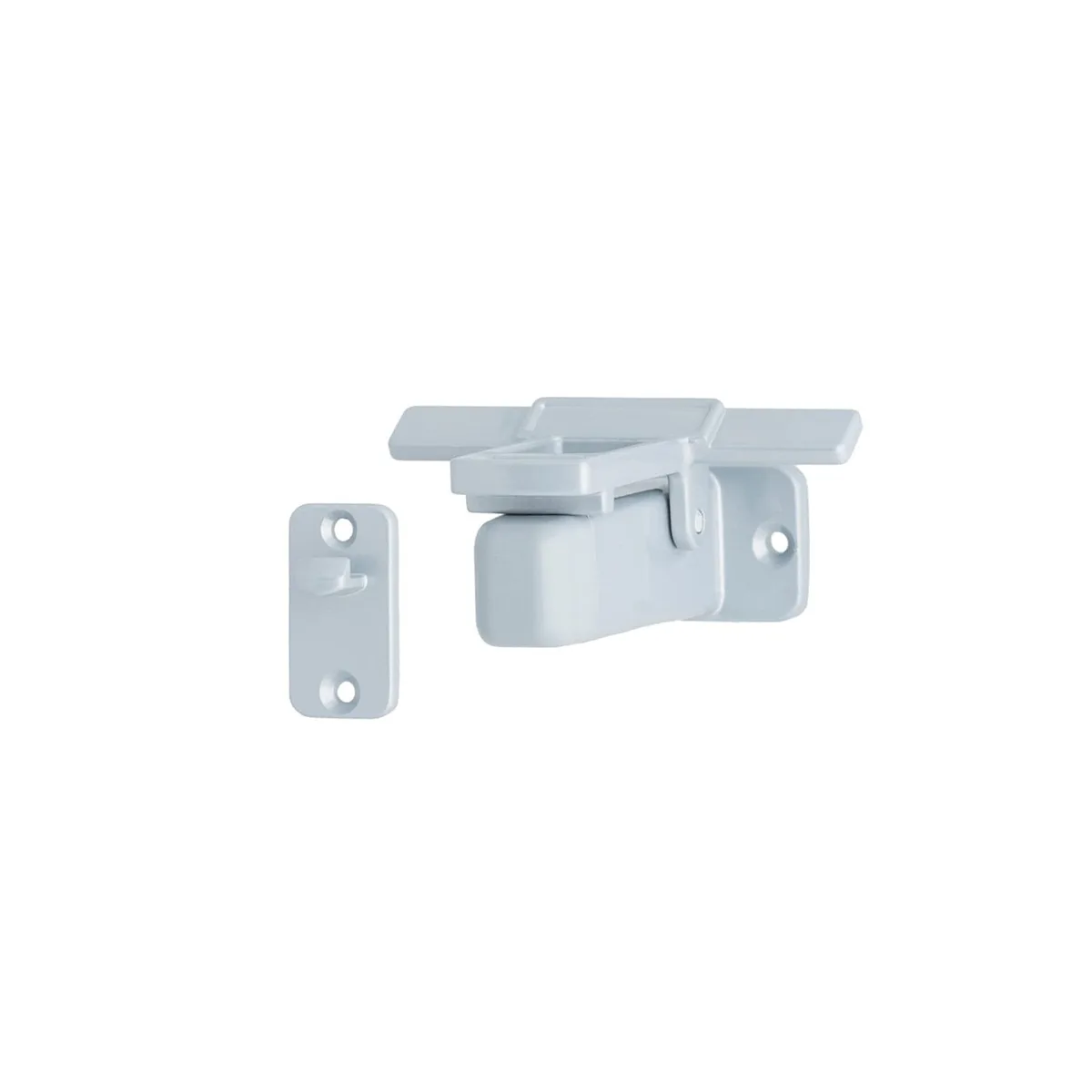 700 Latching Door Stop Wall Mount Satin Chrome