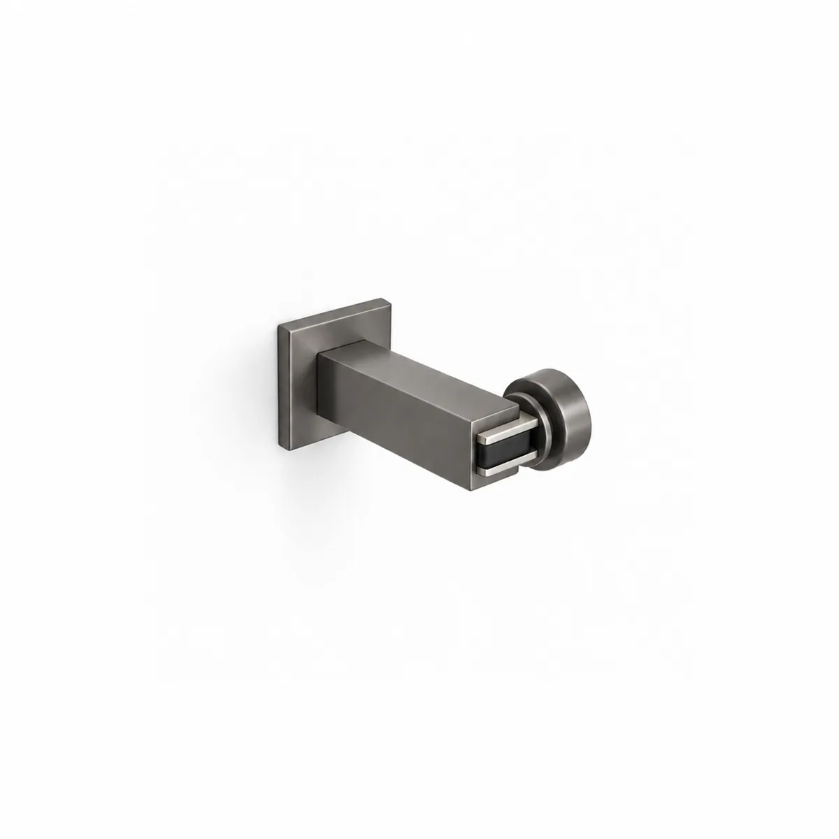 714 Magnetic Door Stop Wall or Floor Mount Satin Graphite