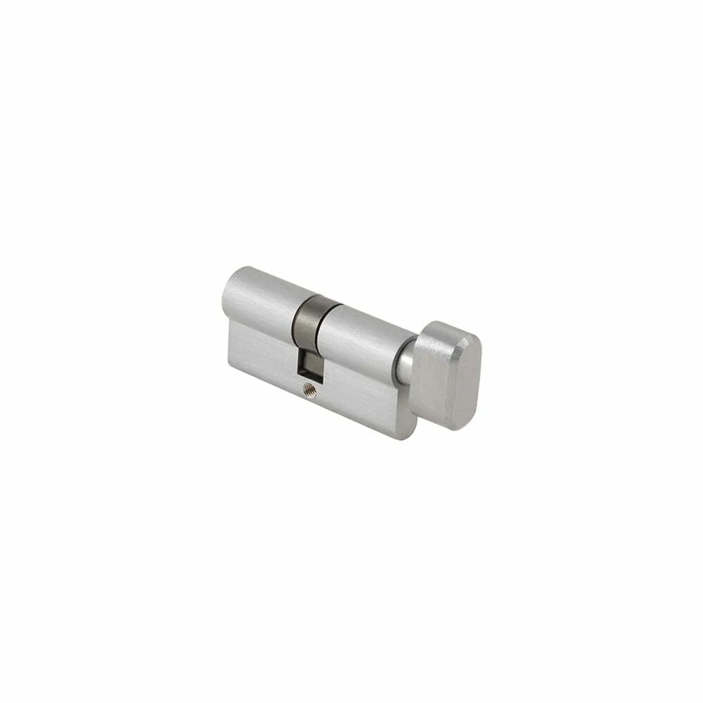 Satin Nickel Euro Cylinder & Turn (70mm)