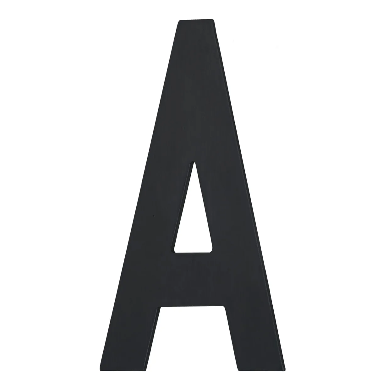 House Letter 'A' - Concealed fix 100mm Matt Black
