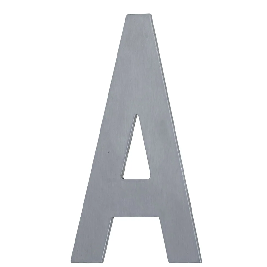 House Letter 'A' - Concealed fix 100mm Stainless Steel