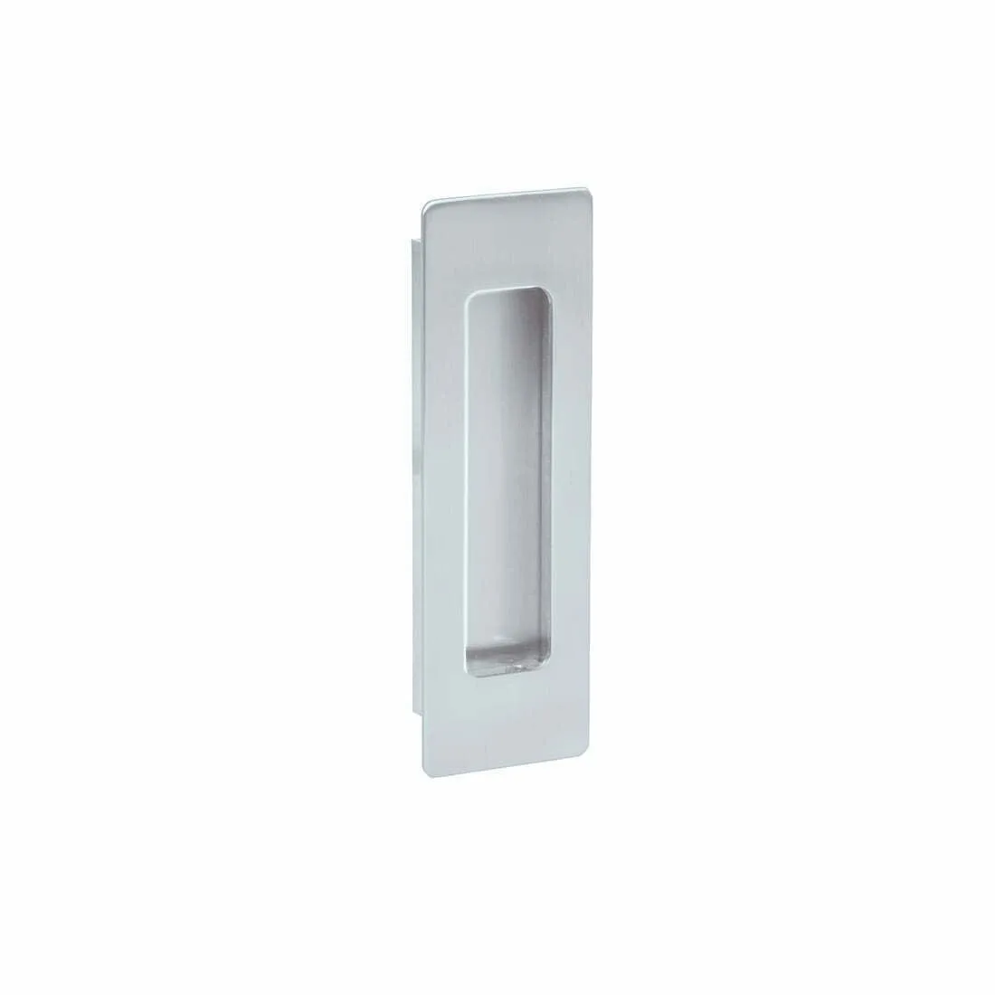 Flush Pull 126mm X 42mm Satin Chrome