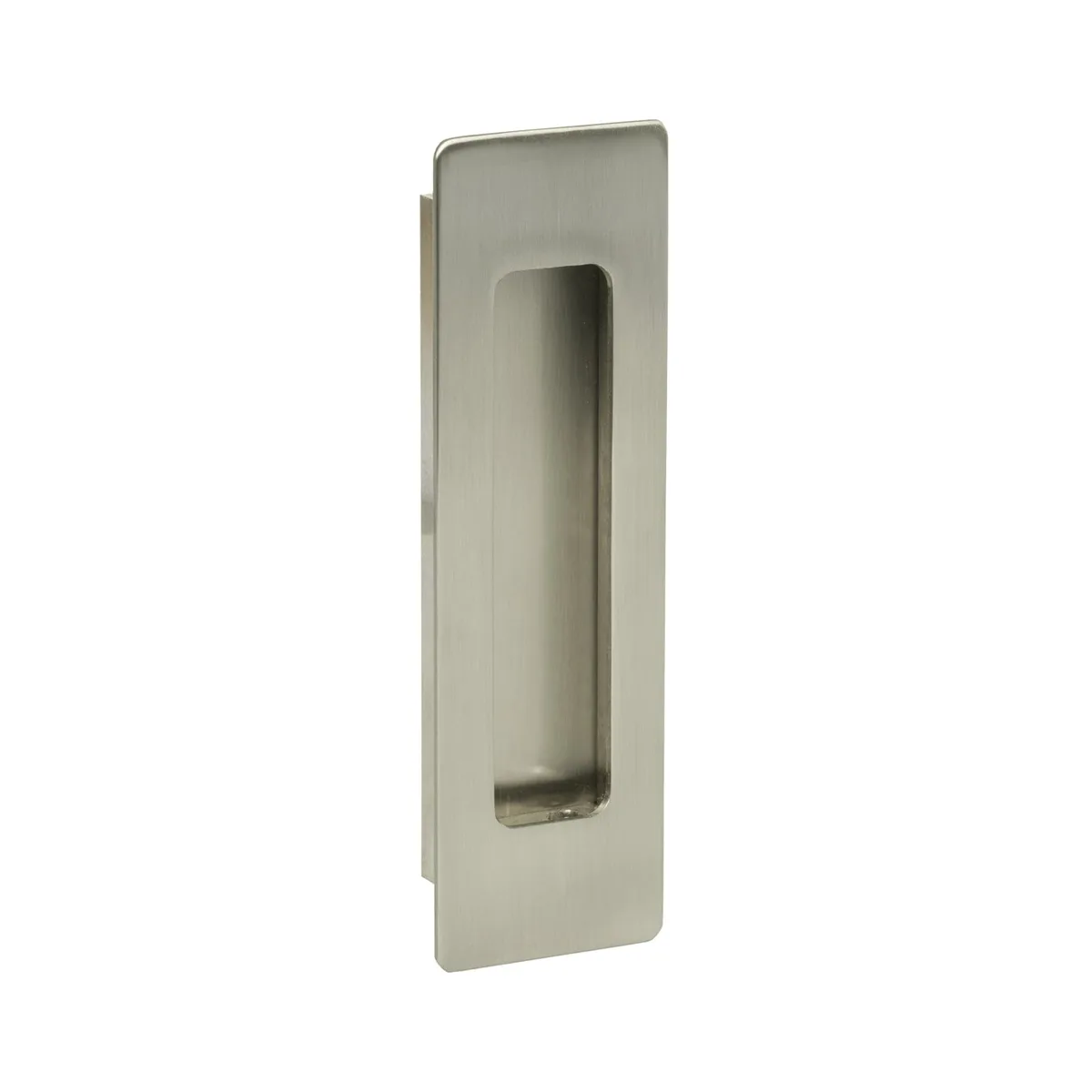 Flush Pull 158mm X 42mm Satin Nickel