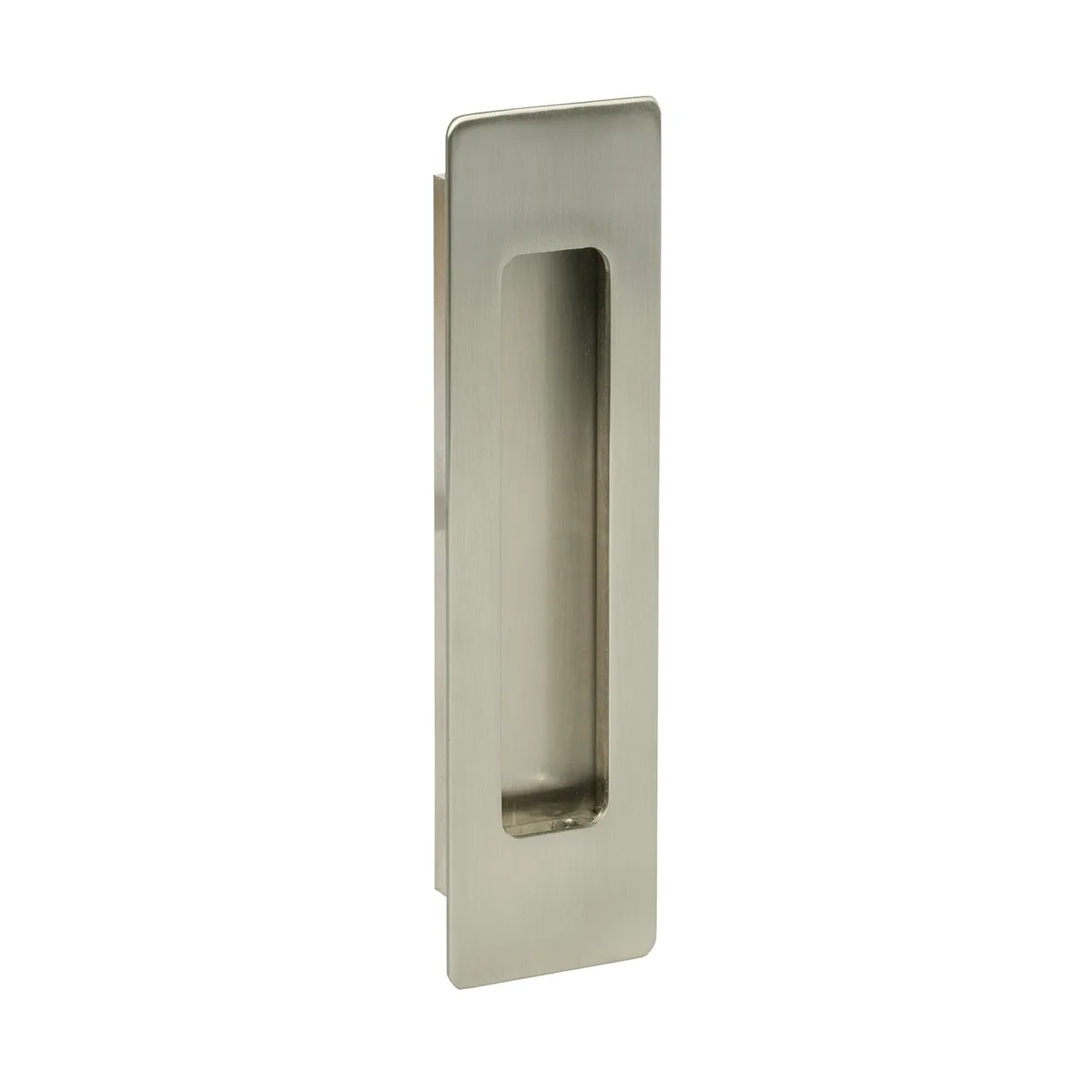 Flush Pull 190mm x 42mm Satin Nickel
