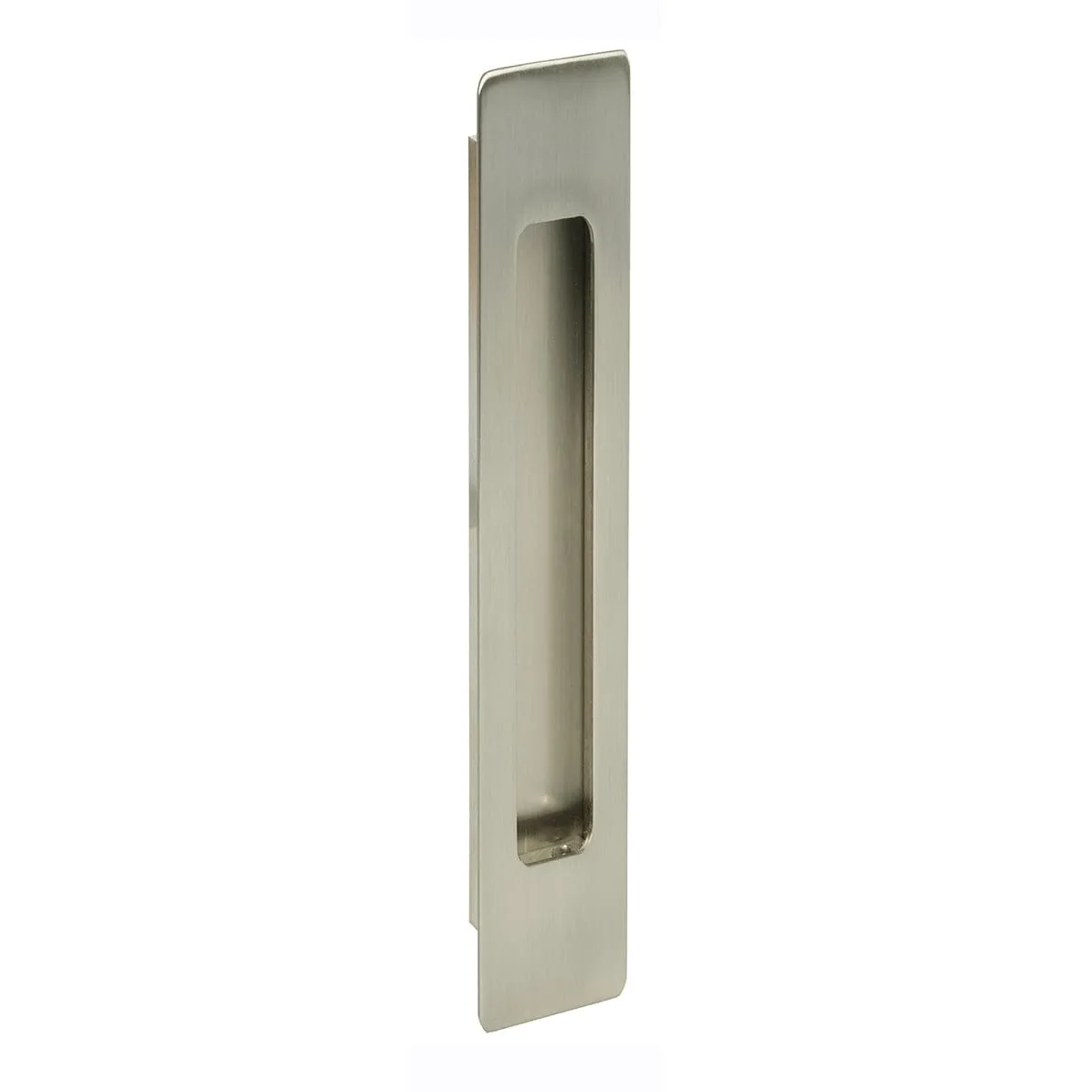 Flush Pull 254mm x 42mm Satin Nickel