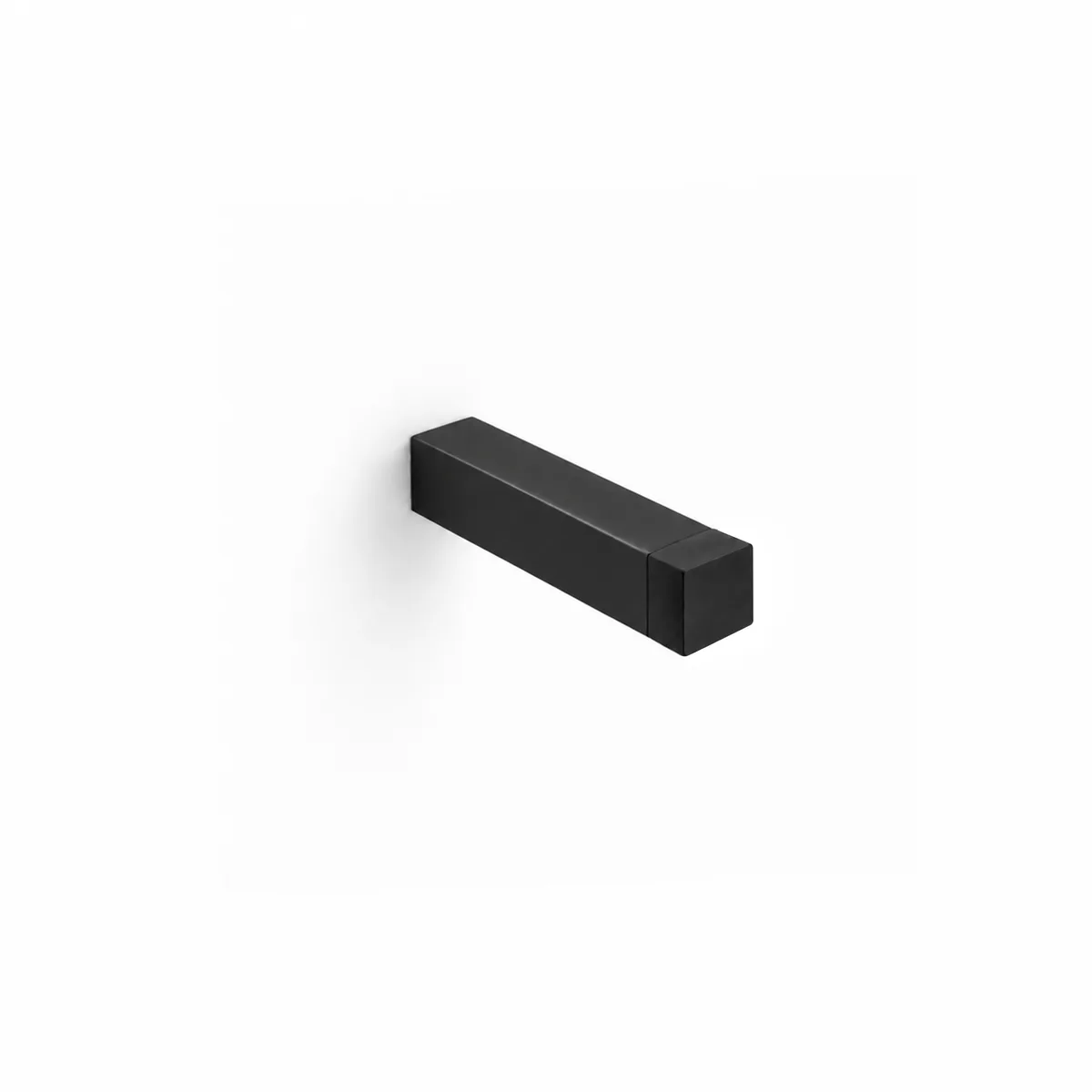 Matt Black Wall Mount Door Stop 75mm (806)