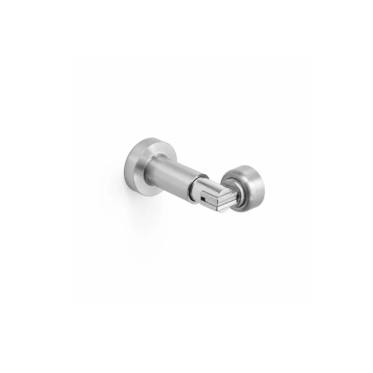 808 Magnetic Door Stop Wall or Floor Mount Satin Chrome